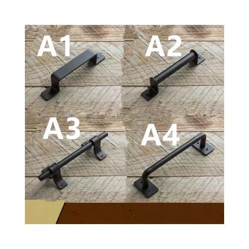 Black Country Barn Sliding Door Pull Hardware Antique Vintage