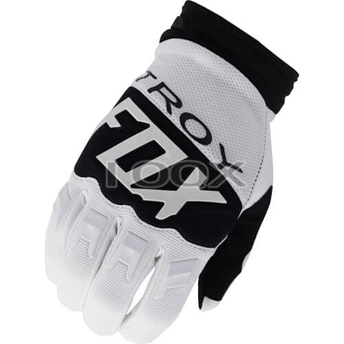 Black White Mountain Bicycle Offroad Cycling Gloves Motocross Motorcycle 360/180 Race Gloves