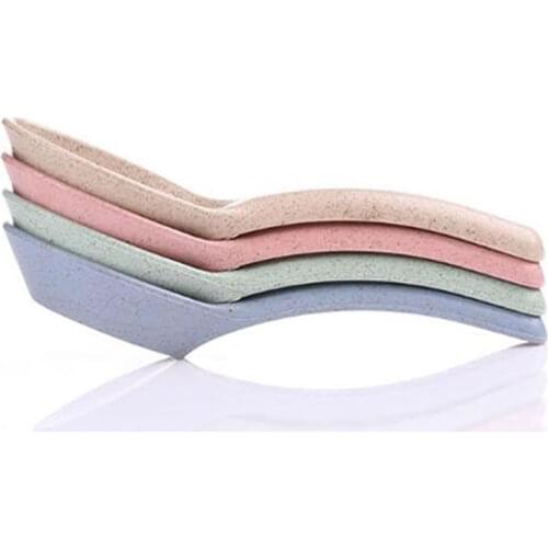 Baby bean Spoon Kids Dishes Tableware Baby Food Training Soup Spoon, Anti - hot Flatware 3 Color Children Cutlery