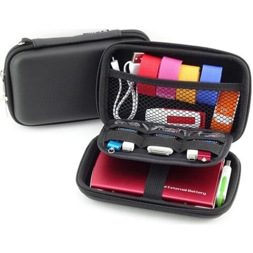 Travel Bag Mobile Kit Case Digital Gadget Devices USB Cable Data Line Insert Organizer Bag Travel Set Gadget Bag