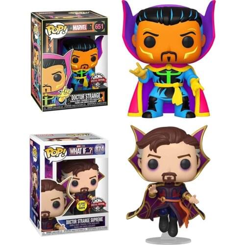 FUNKO Marvel The Avengers Doctor Strange 161# 169# 174# Bobble Head Toy Vinyl Action Toy Figures Collection Model Toys