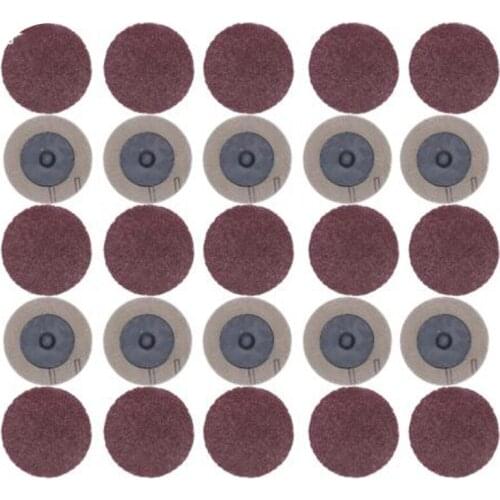 GTBL 100Pcs Sanding Disc for Roloc 50Mm 40 60 80 120 Grit Sander Paper Disk Grinding Wheel Abrasive Rotary Tools Accessories