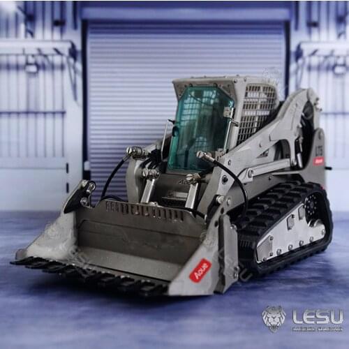 LESU Aoue-LT5 1/14 Metal Hydraulic Tracked Skid-Steer RC Loader DIY Model With Lights Sound System TH17187-SMT5