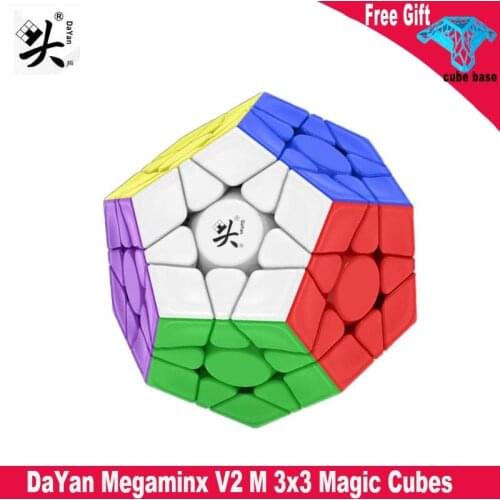 DaYan Megaminxes V2M magnetic magic cube special shape speeding cube educational twist wisdom creative toys game cubo magico