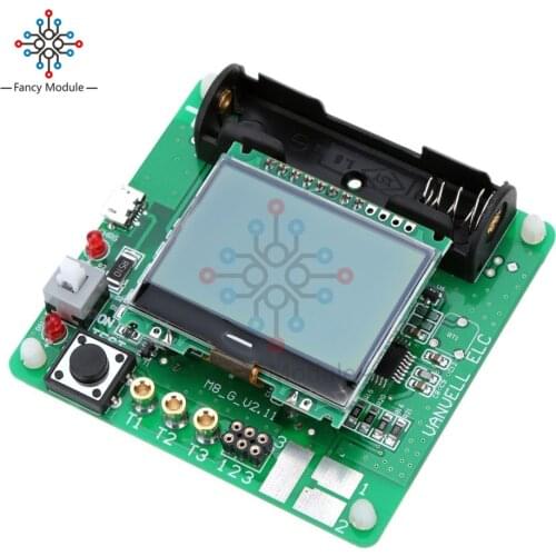 MG328 Transistor Tester ESR Meter Inductor-capacitor Meter ESR DIY MG328 Multifunction With Test Line