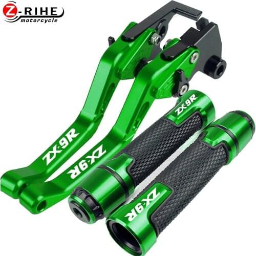 Motorcycle Accessories Brake Clutch Levers And Handle Grips Motorbike High-Quality Parts For KAWASAKI ZX9R ZX9 R 1998-1999 98 99