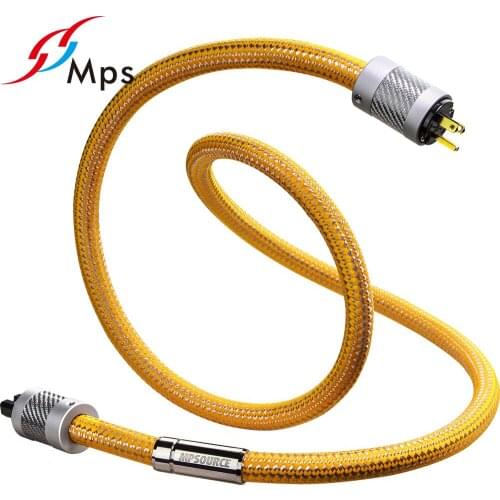 PAPRI MPSource Poison AC Power Cord Cable 99.99997% OCC HiFi Speaker Audio Cables 24K Gold Plated Hi-End For Amplifier CD DVD