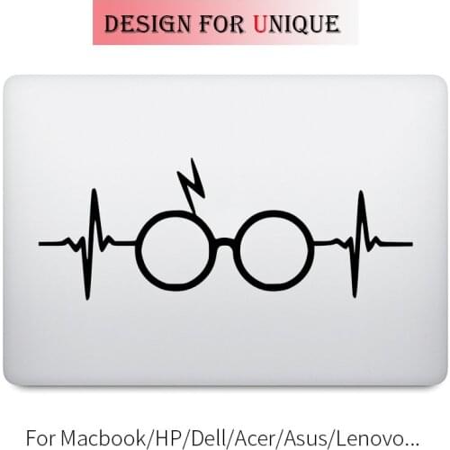 Harry Heartbeat Glass Scar Laptop Decal for Apple Macbook Sticker Pro Air Retina 11 12 13 15 inch Vinyl Mac Surface Book Skin