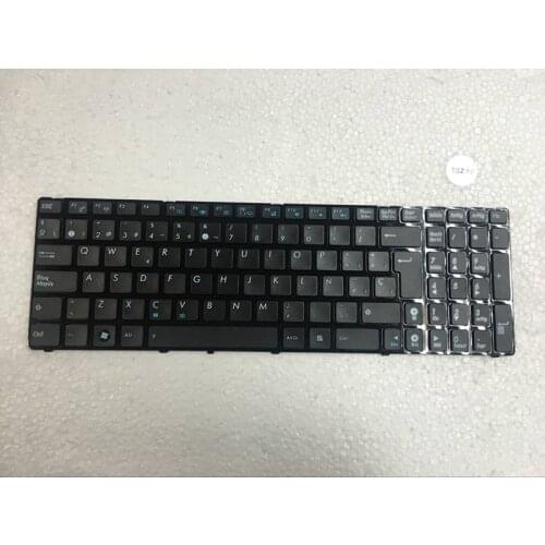 New SP Spanish Keyboard for ASUS K52 K52F K52DE K52J K52N K52JC K52JE X61 N61 N61JA G60 G51 G53 K53S G72J black with frame