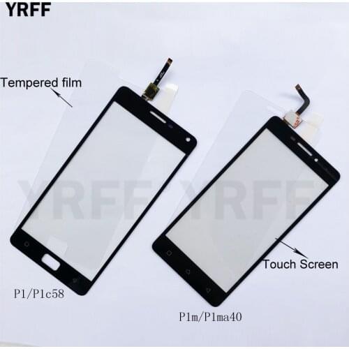 For Lenovo Vibe P1m P1ma40 Touch Screen For Lenovo P1 P1c58 P1c72 P1a42 Touch Screen Digitizer Sensor Glass Panel Tempered glass