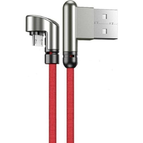 Mobile games USB 2.0 Elbow Connector compatible for lightning Charging Data Cable