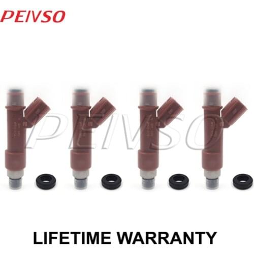 4x 23250-22090 23209-22090 fuel injector for TOYOTA NA Corolla 1.8L 1ZZ 2004~2011