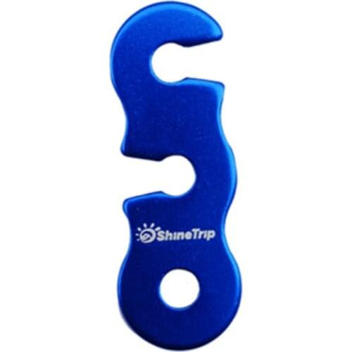 Aluminum Alloy Umbrella Rope Buckle Tent Pull Rope Wind Rope Buckle Three Eye Open Buckle Camping Hiking Hunting Accessories