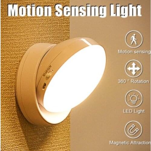 Smart Night Light Human Body Induction Night Light Bedroom Bedside Table Lamp Bedroom Eye Protection Led Night Light