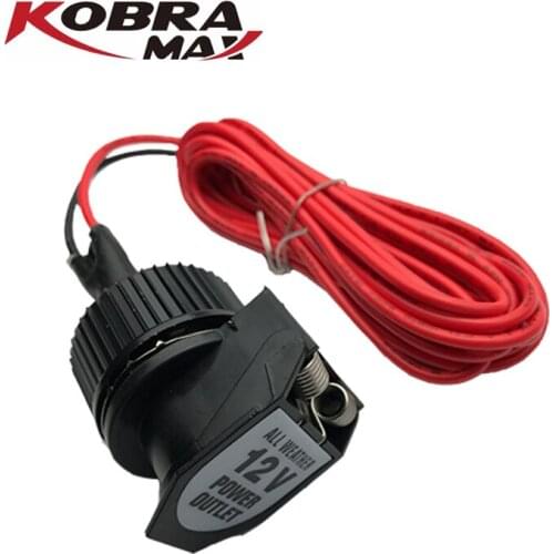 KobraMax APCL818S Motorcycle Auto Parts Universal Cigarette Lighter Socket