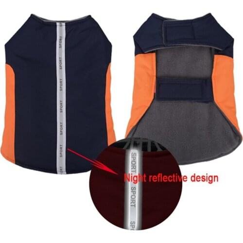 Waterproof Pet Dog Puppy Jacket Vest Winter Warm Pet Clothes Coat With Velcro For Large Dog Pug Chihuahua Ropa Para Perros S-4XL