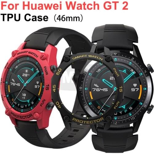 Protect Cover for Huawei Watch GT2 46mm Case Bumper for Watch GT 2 46mm Frame for Huawei GT 2 Smart Watch Accessorie