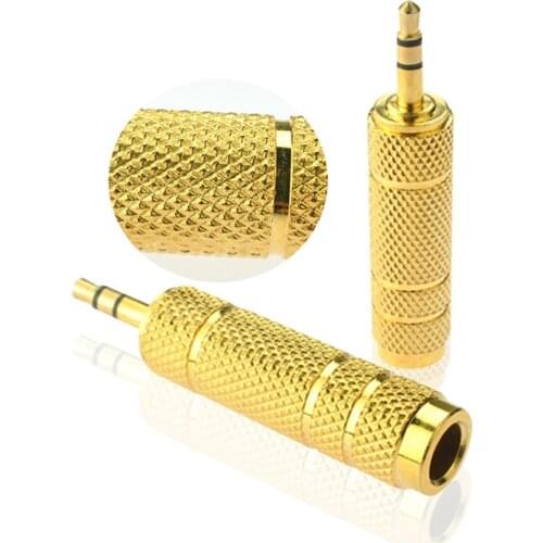 3.5mm to 6.5mm adapter electric piano electronic electronic drum microphone adapter 3.5mm male to 6.5mm female headphone adapter