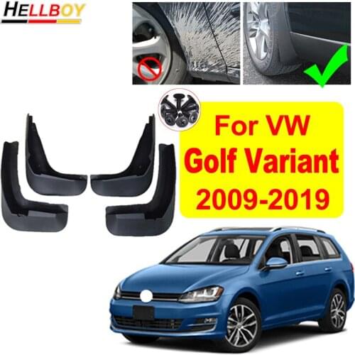 4pcs Car Mud Flaps For VW Golf Variant 7 6 MK7 MK6 Estate Front Rear Fender Mudguards Mudflaps Splash Guard Auto Accessories