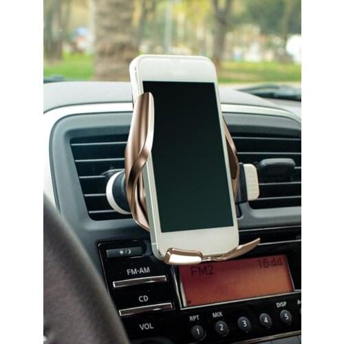15W Automatic Wireless Charging Car Mobile Phone Holder With Magnetic Wireless Smart Car Charger Automatic Mobile Phone Holder