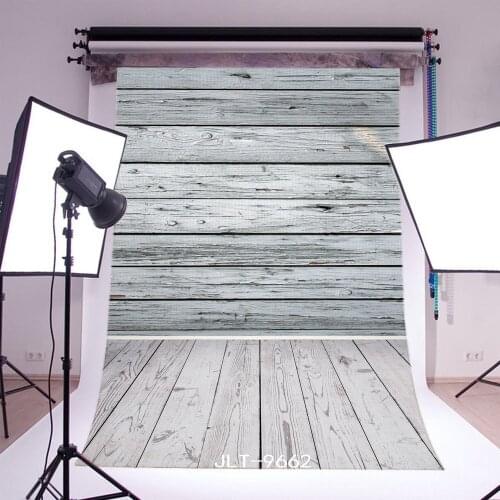 Photography Backdrops Shabby Chic Nostalgia Wood Wall Stripes Wood Floor Seamless Photo Background