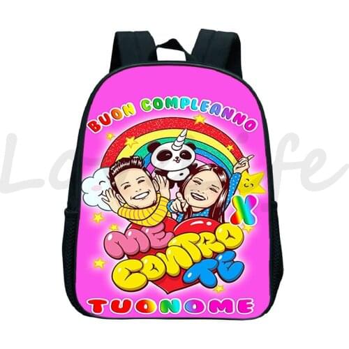 Children Me contro Te Backpack Jisoo Jennie Students School Bag Boys Girls Knapsack Cute kindergarten Bookbag Kids Mochila