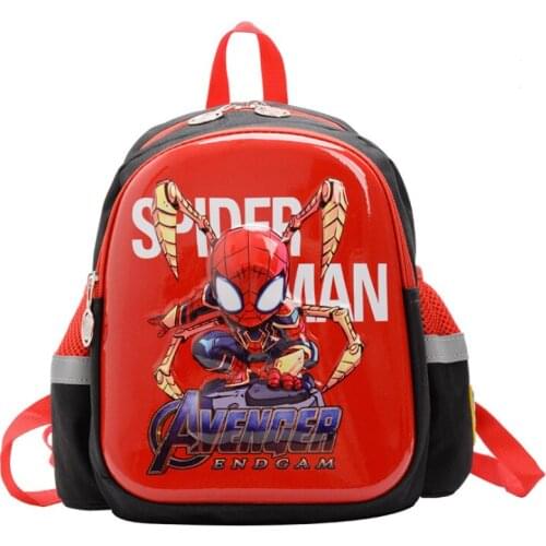 3D Spiderman Backpack For Boys Girls Childrens School Bag Cute plecak Bag Cartoon Anti-Lost kids Backpack Kindergarten Mochilas