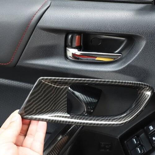 For 2012-2020 Toyota 86/Subaru BRZ inner handle frame ABS car interior decoration modification accessories