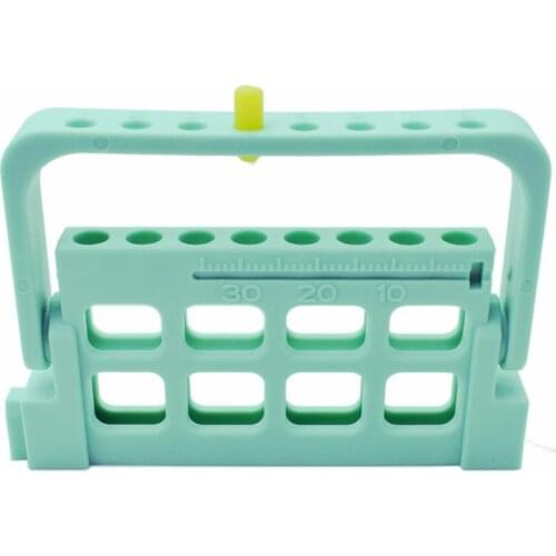 RZ3S endodontic ruler with count mark for endo file dentist disinfection block 6 colors autoclavable holder