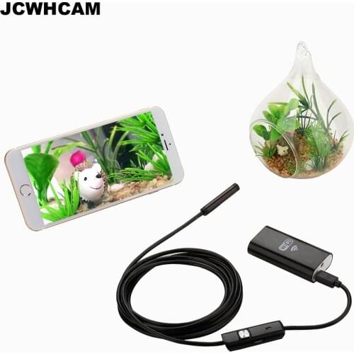JCWHCAM 8mm 5M Wifi Endoscope Android Camera Borescope HD 720p IP67 Waterproof Inspection IOS For Iphone Endoscope Camera