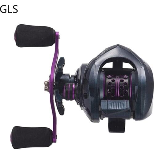 GLS Lightweight Design 7.2:1 Baitcasting Reel 20+1BB metal spool 8KG Max Drag High Quality Carp Fishing Coil