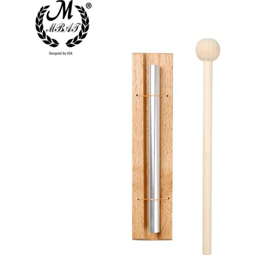 M MBAT One-tone Wind chime Hand Bell Portable Percussion Instrument for Music Enthusiast , Kids Educational toys