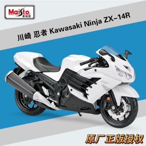 Maisto 1:12 Diecast Ninja ZX-14R ZX 14 R Sport Motorbike Alloy Metal Motorcycle Road Racing Model