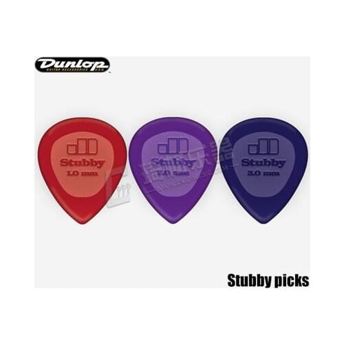 Dunlop Small Stubby Guitar Pick Plectrum Mediator 1mm-3mm, 1/piece