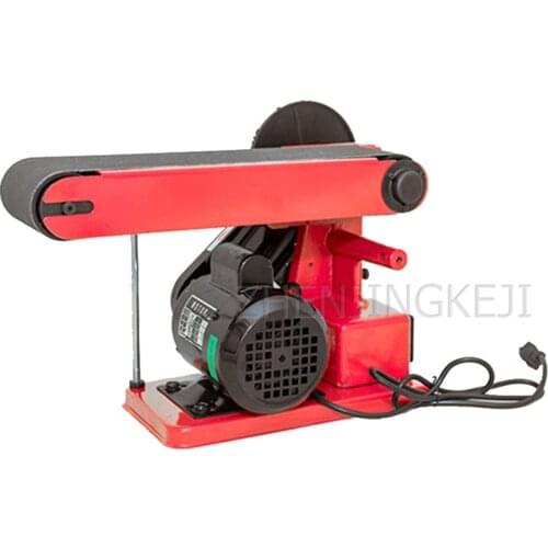 Multifunction Abrasive Belt Machine Desktop Polisher Polishing Grinding Machine Sander Belt Grinder Woodworking Equipment Tools