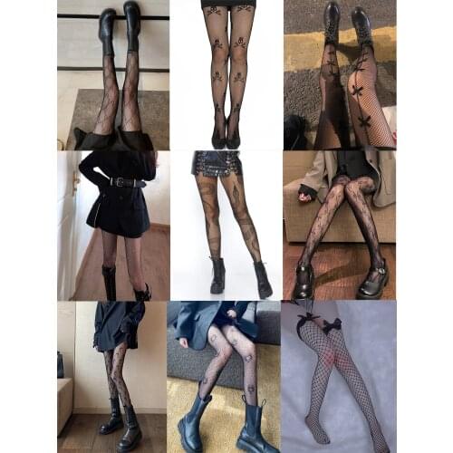 Fashion sexy fishnet stockings, black pantyhose, white fishnet stockings, snake fishnet stockings, butterfly fishnet stockings