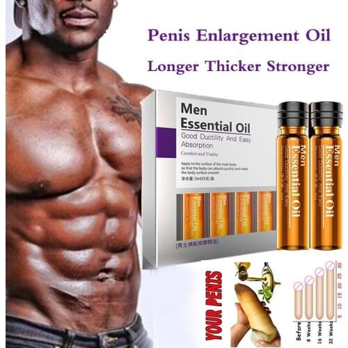 Male Penis Enlargement Oil Big Dick Cock Enhance Men Health Care Enlarge Penis Growth Stronger Growth Thicken Massage Oil