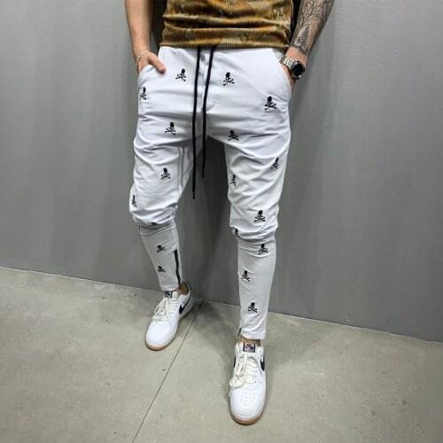 New Gym Sport Pants Men Soft Slim Fit Running Jogging Pants Men Bodybuliding Sweatpants GYM Joggers Sports Pencil Pants Trousers