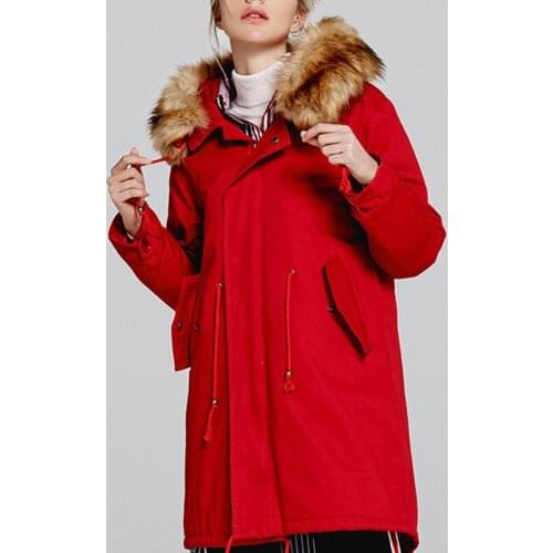 2019 Winter New Women Coat Korean Lambswool Hodded Cotton Jacket Fur Collar Long Female Warm Thick Coats Plus Size Casual Slim