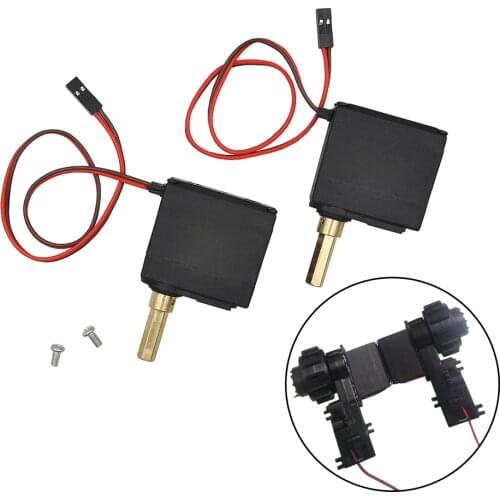 Upgrade Huina 1550/1592 Engine Walking Servo With Metal Shaft For 1/14 RC Excavator Parts