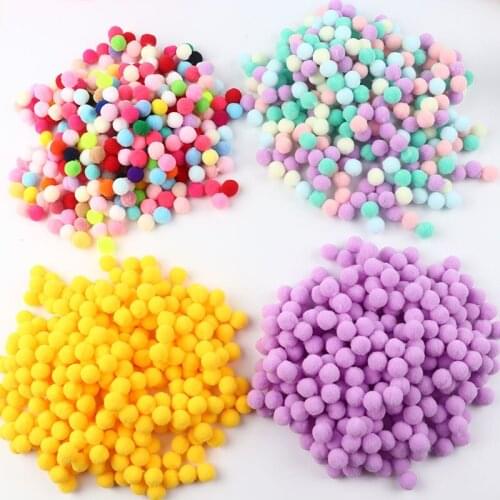 10Mm High Elastic Plush Ball Fluffy Soft Pompons Handmade Childrens Toys Wedding Decoration Diy Sewing Craft Supplies 20g