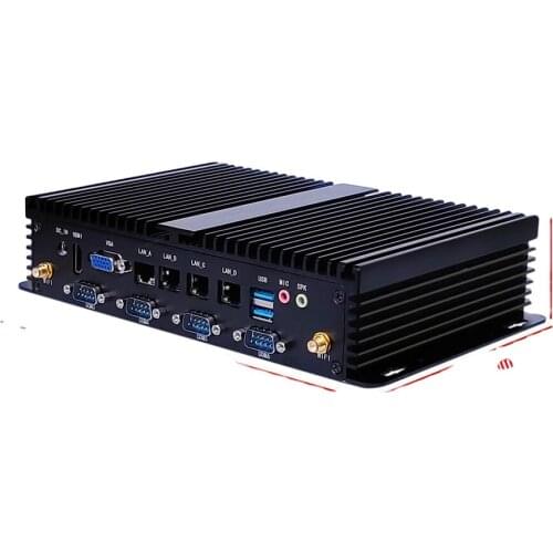 Industrial computer mini host Core I5 I7 seven generations I7 7500U 7600U industrial mini fanless low power mini pc