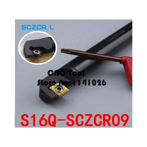 S16Q-SCZCR09 Cutter Turning Tools Lathe Machine Turning Tools Set Internal Turning Tool CNC Turning Tools,Boring Bar,Type SCZCR