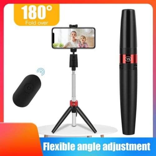 Wireless Bluetooth 3 In 1 Selfie Stick With Tripod Foldable Bracket Handheld Video Live Monopod For IPhone Xiaomi