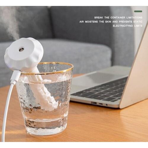 Detachable USB Portable Air Humidifier Diamond Bottle Aroma Diffuser Mist Maker For Home Office Humidification Humidifier