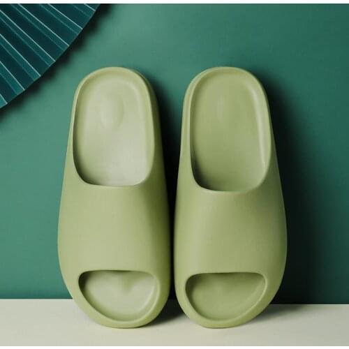 Summer Men Slides Lightweight Cool Beach Slippers Slide Bone Fish Mouth Flip Flops Women Sandals Soft EVA Sneakers Couple 35-46