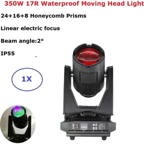 IP55 Waterproof Beam Lights Outdoor Lighting Sky Beam Moving Head Light Beam 350W Beam 17R Wedding Stage Lighting Dj Equipment