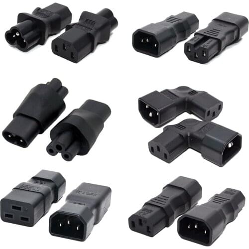Universele IEC320 C13 C14 Om C5 C6 C7 C8 C19 C20 C21 Convert Connector Ups Pdu Man-vrouw Eu us Power Plug Adapter Socket
