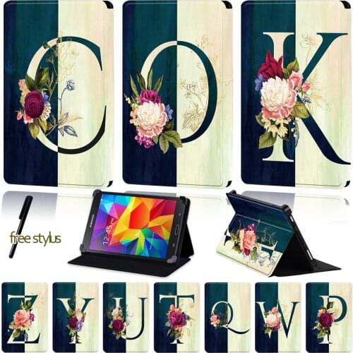 Universal PU Leather Tablet Case for Samsung Galaxy Tab 2 /Tab 3 /Tab 4 /Tab 10.1 /Tab 10.1 LTE Printing Tablet Four Corner Case