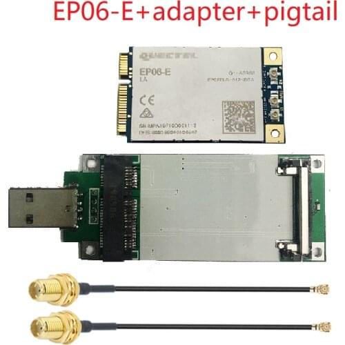 In stock! EP06-E EP06ELA-512-SGA +adapter+pigtai 4G LTE Cat6 module B1/B3/B5/B7/B8/B20/B28/B32 for EMEA APAC Brazil No Fake